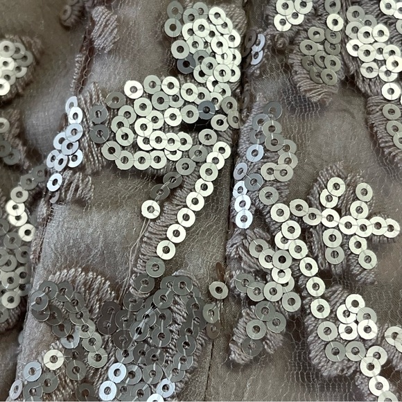 Revolve Lovers + Friends Girls Night Out Sequined Mini Dress Nude Size Small - Picture 11 of 11